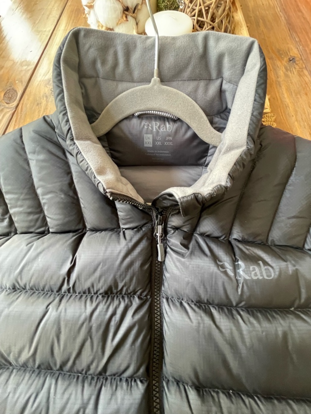 RAB PERTEX QUANTUM PRO NICKWAX HYDROPHOBIC DOWN VEST EX CONDITION MENS XXL RARE - Picture 4 of 9